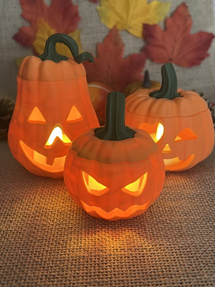 Haloweeni tök trió