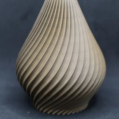 Spiral dizájnváza - Szárazvirág Dekorral