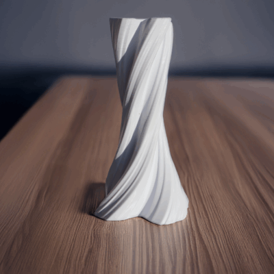 Elisabetta dizájnváza - Szárazvirág dekorral