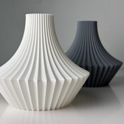 Cleopatra dizájnváza - szárazvirág dekorral