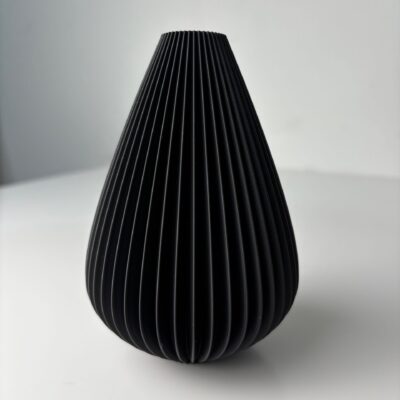 Giulia dizájnváza - Szárazvirág dekorral