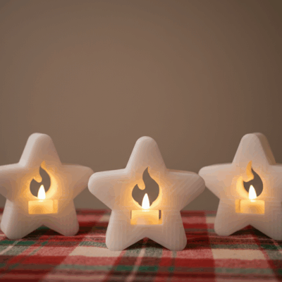 Csillag alakú LED hangulatfény