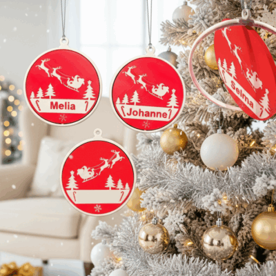 Karácsonyi dísz szett – Személyre szabható szános kollekció